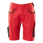 Mascot® Unique Shorts, lav vægt 18349 - 230 rød/sort - Sikkerhedsgiganten