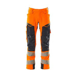 Mascot®Accelerate Safe Arbejdsbukser knælommer Full Stretch - 19079 - 511 - 14010 hi - vis orange/mørk marine