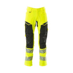 Mascot®Accelerate Safe Arbejdsbukser knælommer Full Stretch - 19479 - 711 - 1709 hi - vis gul/sort - Sikkerhedsgiganten