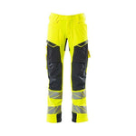 Mascot®Accelerate Safe Arbejdsbukser knælommer - hi - vis gul/mørk marine 19079 - 511