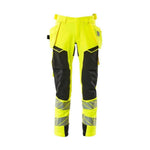 Mascot®Accelerate Safe håndværkerbukser hængelommer 19031 - 711 - 1709 Hi - Vis gul/sort - Sikkerhedsgiganten