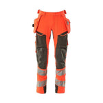 Mascot®Accelerate Safe håndværkerbukser hængelommer 19031 - 711 - 22218 Hi - Vis rød/mørk antracit