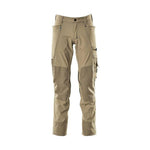 Mascot®Advanced Arbejdsbukser, Knælommer, Stretch, Lav vægt, lys kaki 17179 - 311 - 55 - Sikkerhedsgiganten