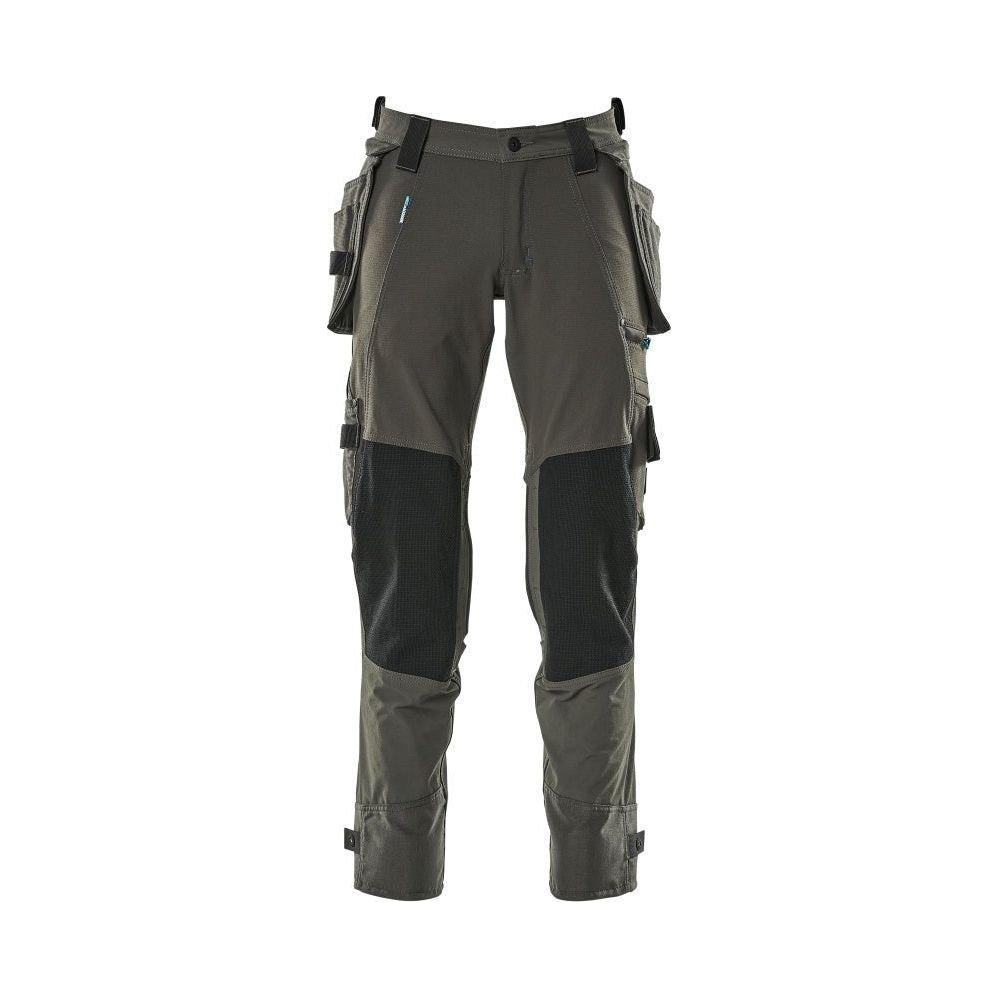 Mascot®Advanced håndværkerbukser aftagelige hængelommer, Stretch, 17031 - 311 - 18 mørk antracit - Sikkerhedsgiganten