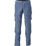 Mascot®Customized Arbejdsbukser, Knælommer, stretch 22279 - 605 - 85 stenblå - Sikkerhedsgiganten