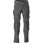 Mascot®Customized Arbejdsbukser, Knælommer, stretch 22279 - 605 - 85 stengrå - Sikkerhedsgiganten