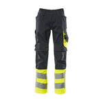 Mascot®Safe Supreme Leeds Buks 15679 - 860 - 01017 mørk marine/hi - vis gul - Sikkerhedsgiganten