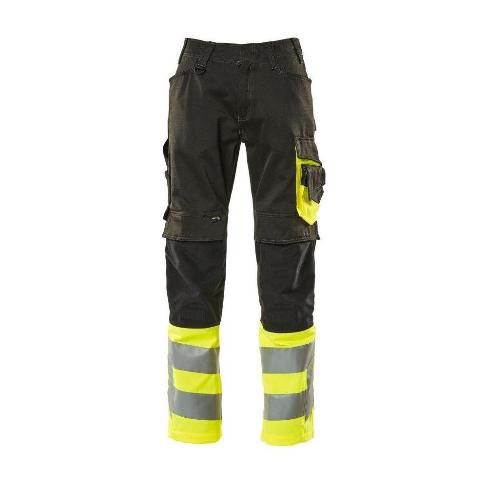 Mascot®Safe Supreme Leeds Buks 15679 - 860 - 0917 sort/hi - vis gul - Sikkerhedsgiganten