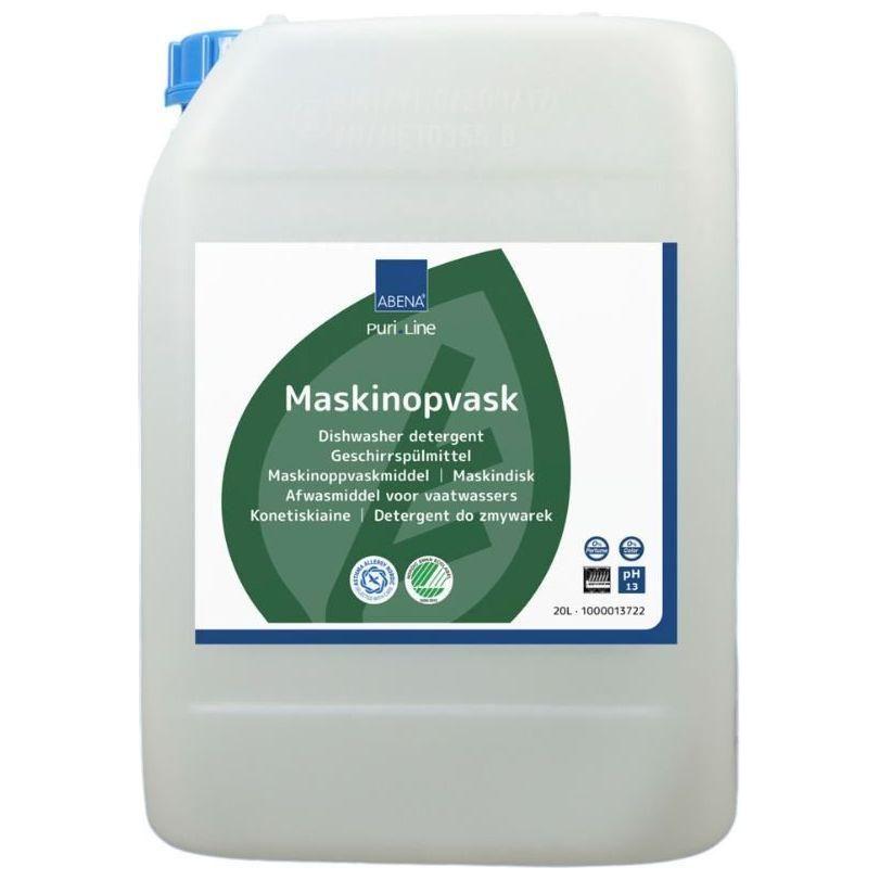 Maskinopvask, ABENA Puri - Line, 20 l, uden klor, farve og parfume - Sikkerhedsgiganten