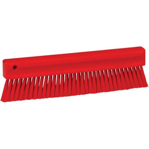 Melbørste, Vikan, 30x3,1x10cm, flere farver, PP/polyester/rustfrit stål, bløde børstehår - Sikkerhedsgiganten