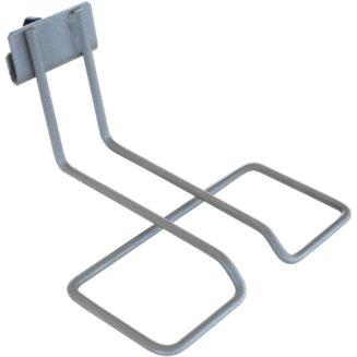 Moppestøtte, Vikan ErgoClean, 200x165x65mm, grå, metal, til montering på rengøringsvogn - Sikkerhedsgiganten
