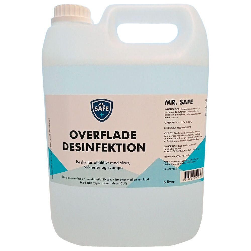 Mr. Safe Overflade Desinfektion 5000 ml - Sikkerhedsgiganten