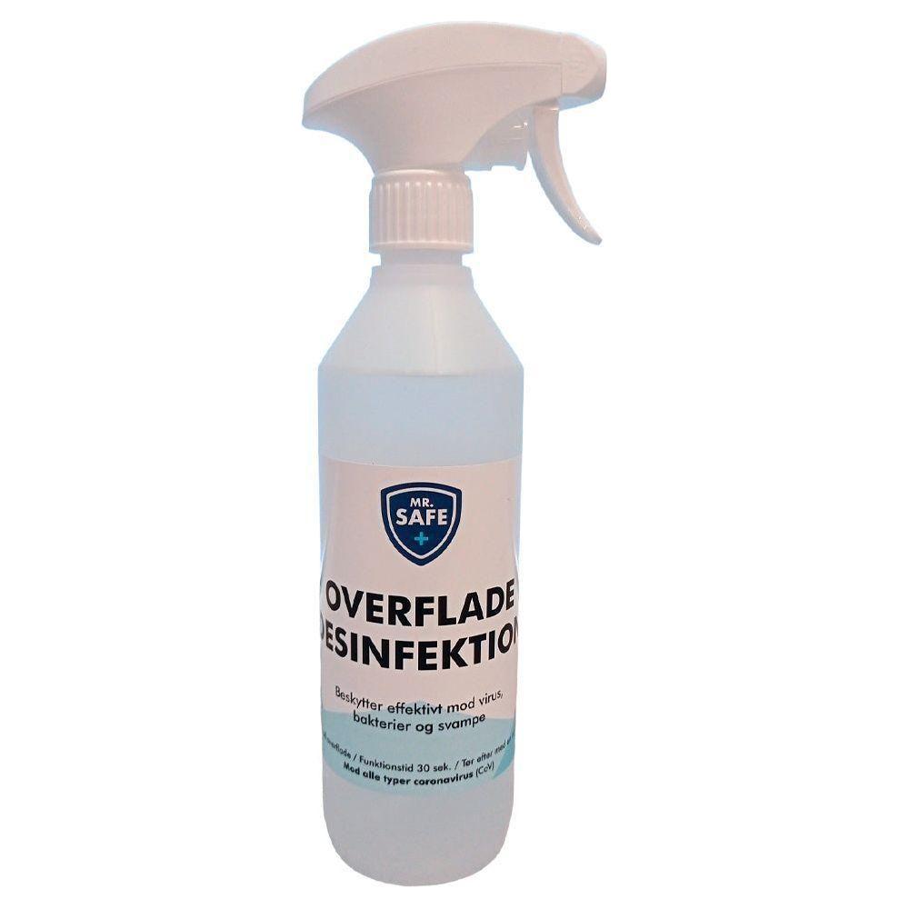 Mr. Safe Overflade Desinfektion med forstøver 500 ml - Sikkerhedsgiganten