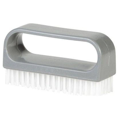 Neglebørste, Vikan, 10x3,5x5cm, Grå, PP/PA, stive børstehår - Sikkerhedsgiganten