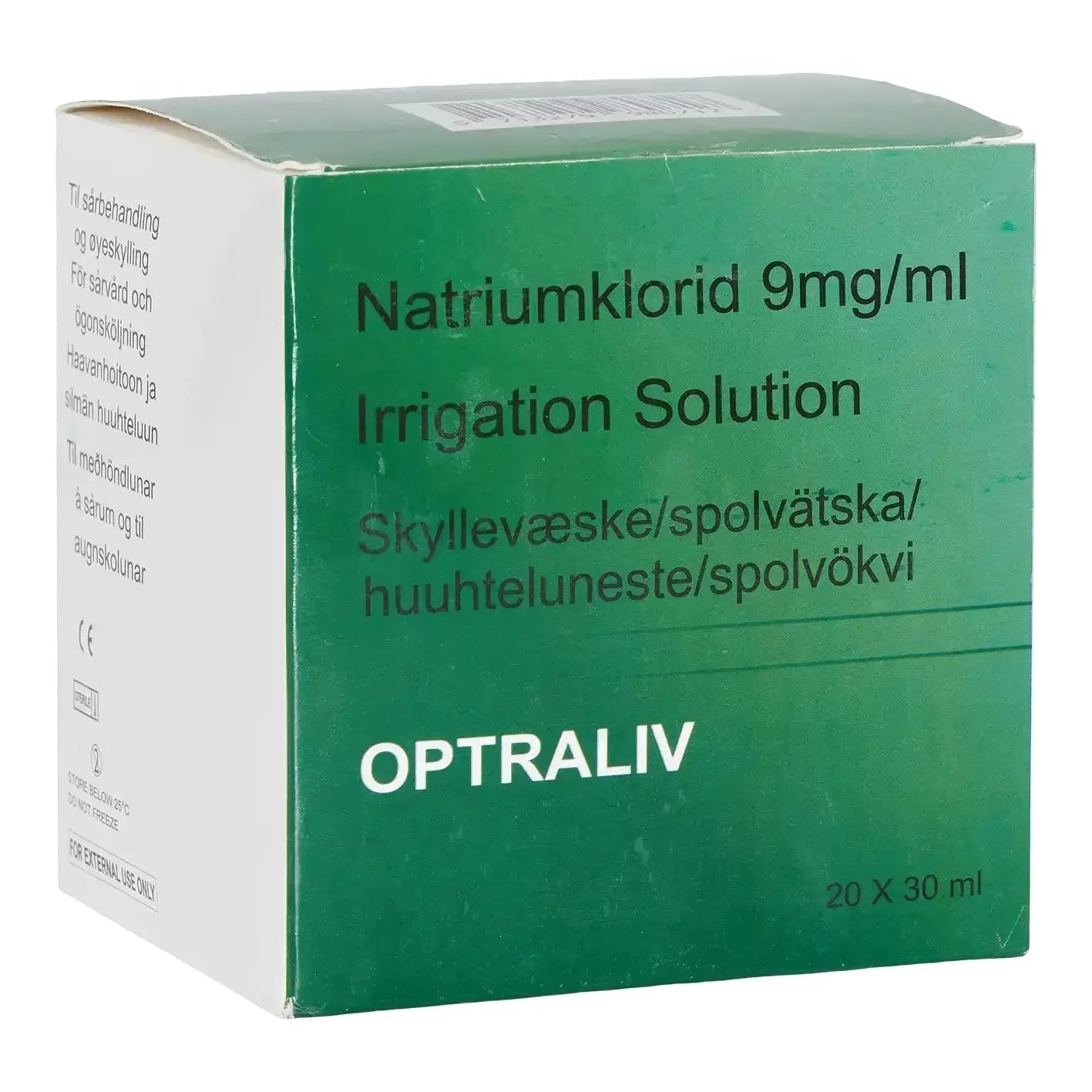 Øjenskyller refill dråbeflasker 20 flasker a 30 ml - Sikkerhedsgiganten