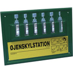 Øjenskylletavle - 6 flasker x 30 ml. - Sikkerhedsgiganten