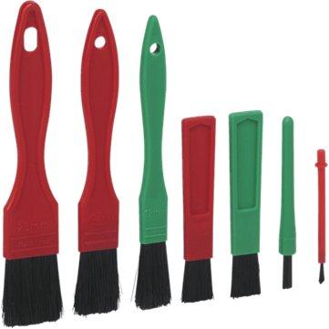 Penselsæt, Vikan, 14x7x1,5cm, flerfarvet, PP/PE, bløde børstehår - Sikkerhedsgiganten
