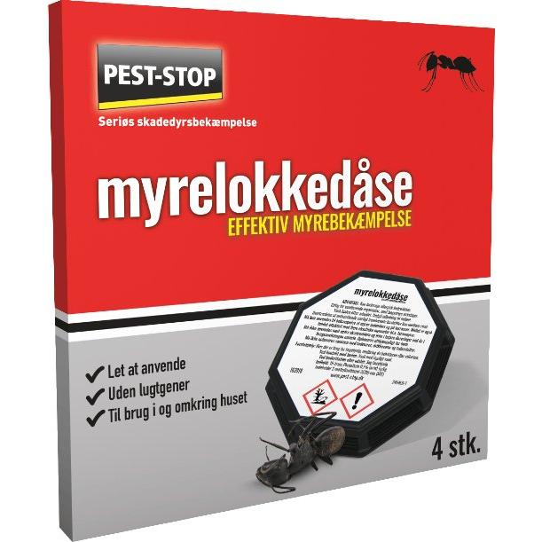 Pest - Stop Myrelokkedåse 4 stk - Sikkerhedsgiganten