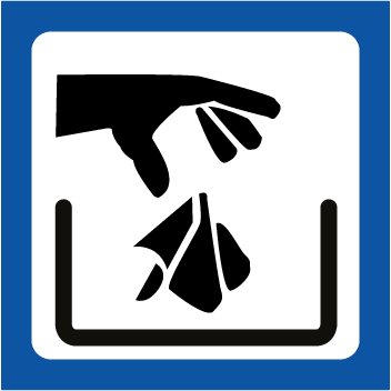 Piktogram Affald 131119 - Sikkerhedsgiganten