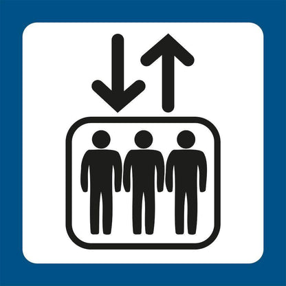 Piktogram Elevator 131106 - Sikkerhedsgiganten