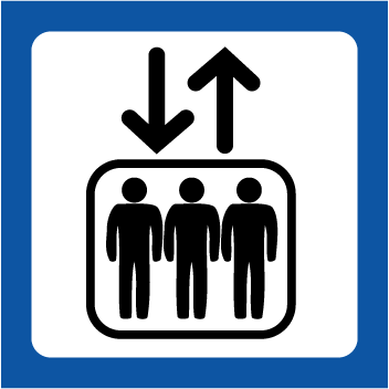 Piktogram Elevator 131106 - Sikkerhedsgiganten