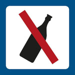 Piktogram Flasker forbudt 131117 - Sikkerhedsgiganten