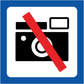 Piktogram Fotografering forbudt 131107 - Sikkerhedsgiganten