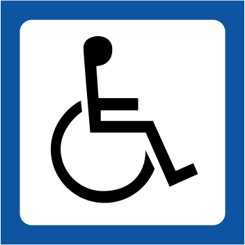 Piktogram Handicap symbol 131139 - Sikkerhedsgiganten