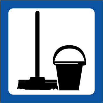 Piktogram Rengøring 131114 - Sikkerhedsgiganten