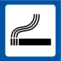 Piktogram Rygning tilladt 131108 - Sikkerhedsgiganten