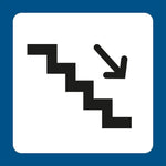 Piktogram Trappe ned 131111 - Sikkerhedsgiganten