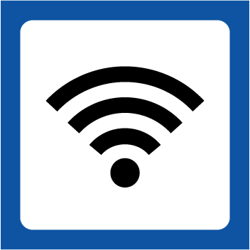 Piktogram Wi - Fi 131161 - Sikkerhedsgiganten