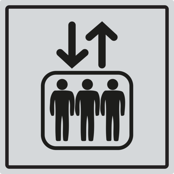 Piktrogram Elevator - Sikkerhedsgiganten