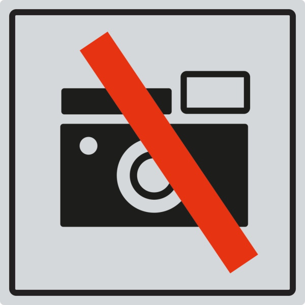 Piktrogram Fotografering forbudt - Sikkerhedsgiganten