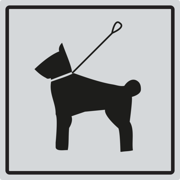 Piktrogram Hund i snor - Sikkerhedsgiganten