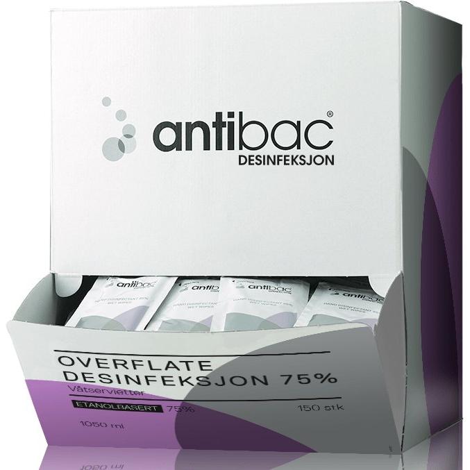 Plum Antibac Overfladedesinfektion 75% wipes - Sikkerhedsgiganten