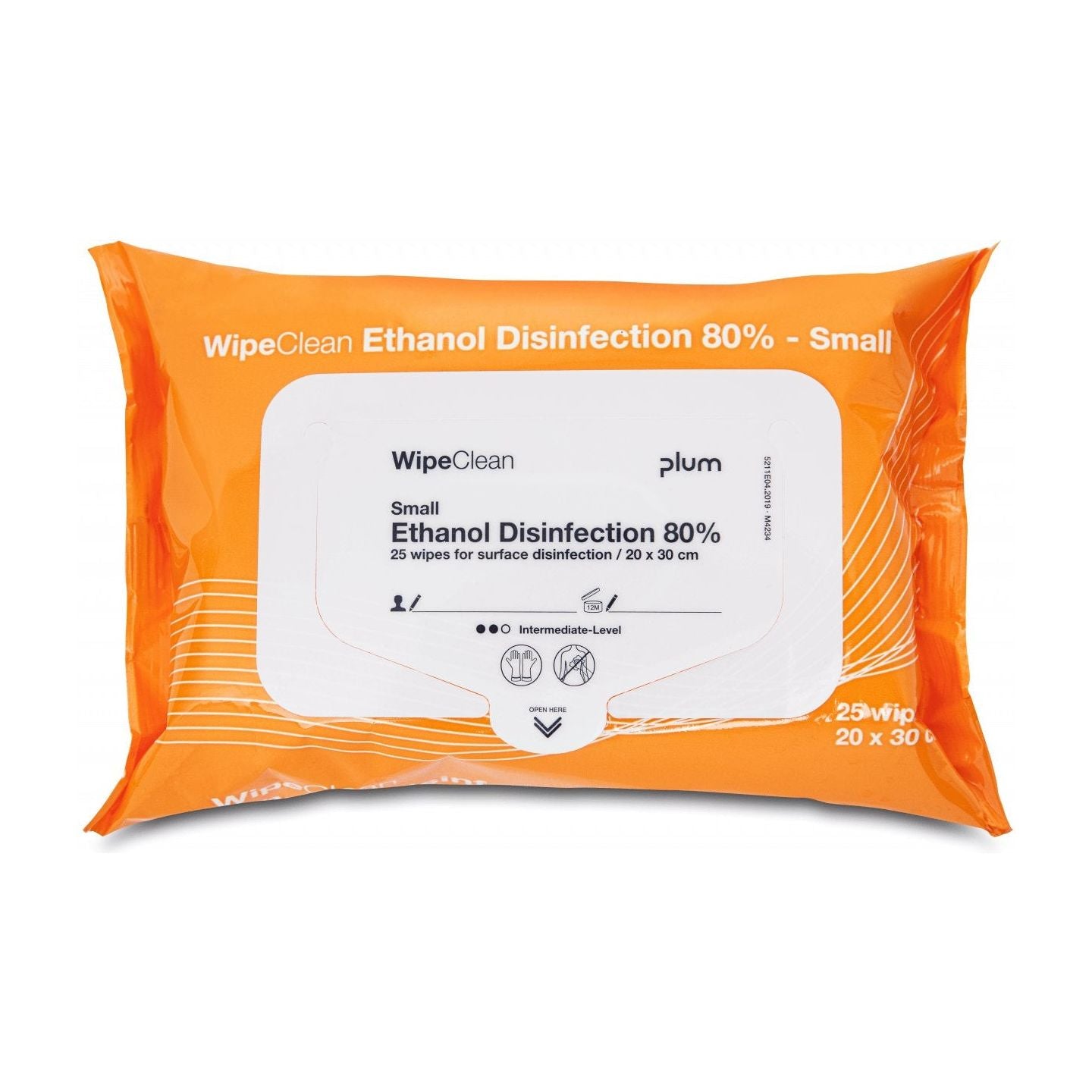 Plum Wipeclean Ethanol Disinfection 80% - Sikkerhedsgiganten