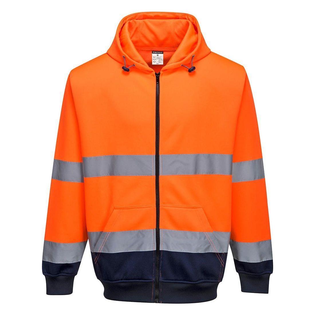 Portwest 2 farvet lynlås cardigan sweat B317 - Sikkerhedsgiganten