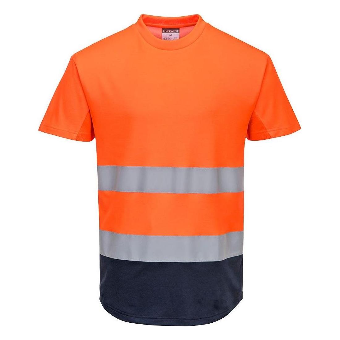 Portwest 2 farvet Mesh T - shirts C395 - Sikkerhedsgiganten