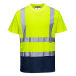 Portwest 2 farvet T - shirt S378 - Sikkerhedsgiganten