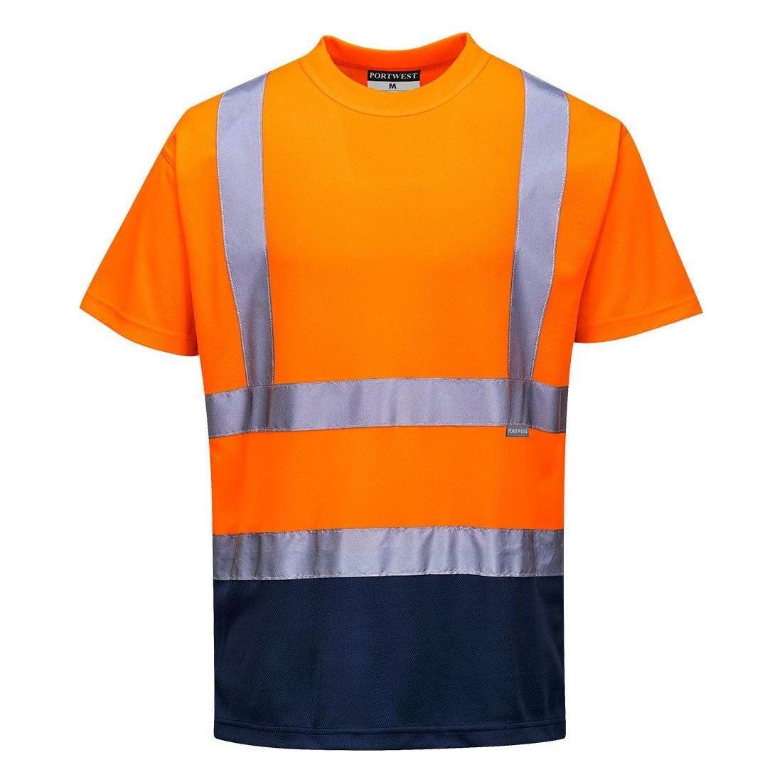 Portwest 2 farvet T - shirt S378 - Sikkerhedsgiganten