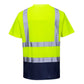 Portwest 2 farvet T-shirt S378 - Sikkerhedsgiganten