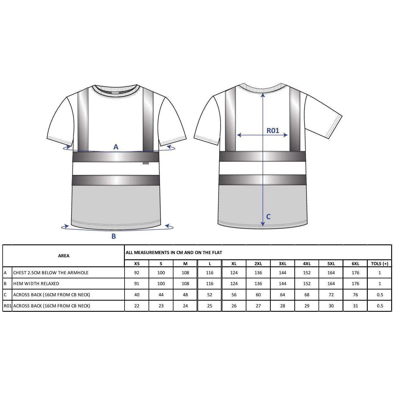 Portwest 2 farvet T-shirt S378 - Sikkerhedsgiganten