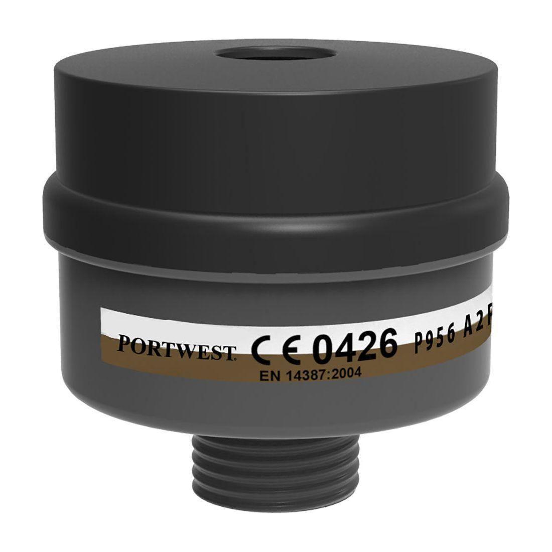 Portwest A2P3 Kombinationfilter m/ universalgevind P956 - Sikkerhedsgiganten