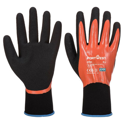 Portwest AP30 - Dermi Pro Handske Orange/Sort - Sikkerhedsgiganten
