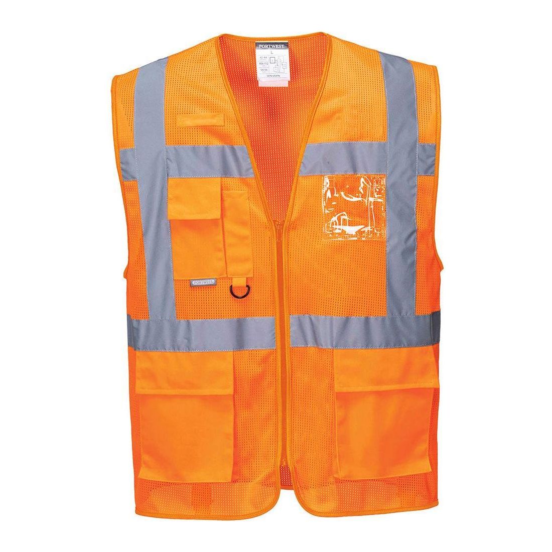 Portwest Athens hi - vis mesh executive vest C376 - Sikkerhedsgiganten