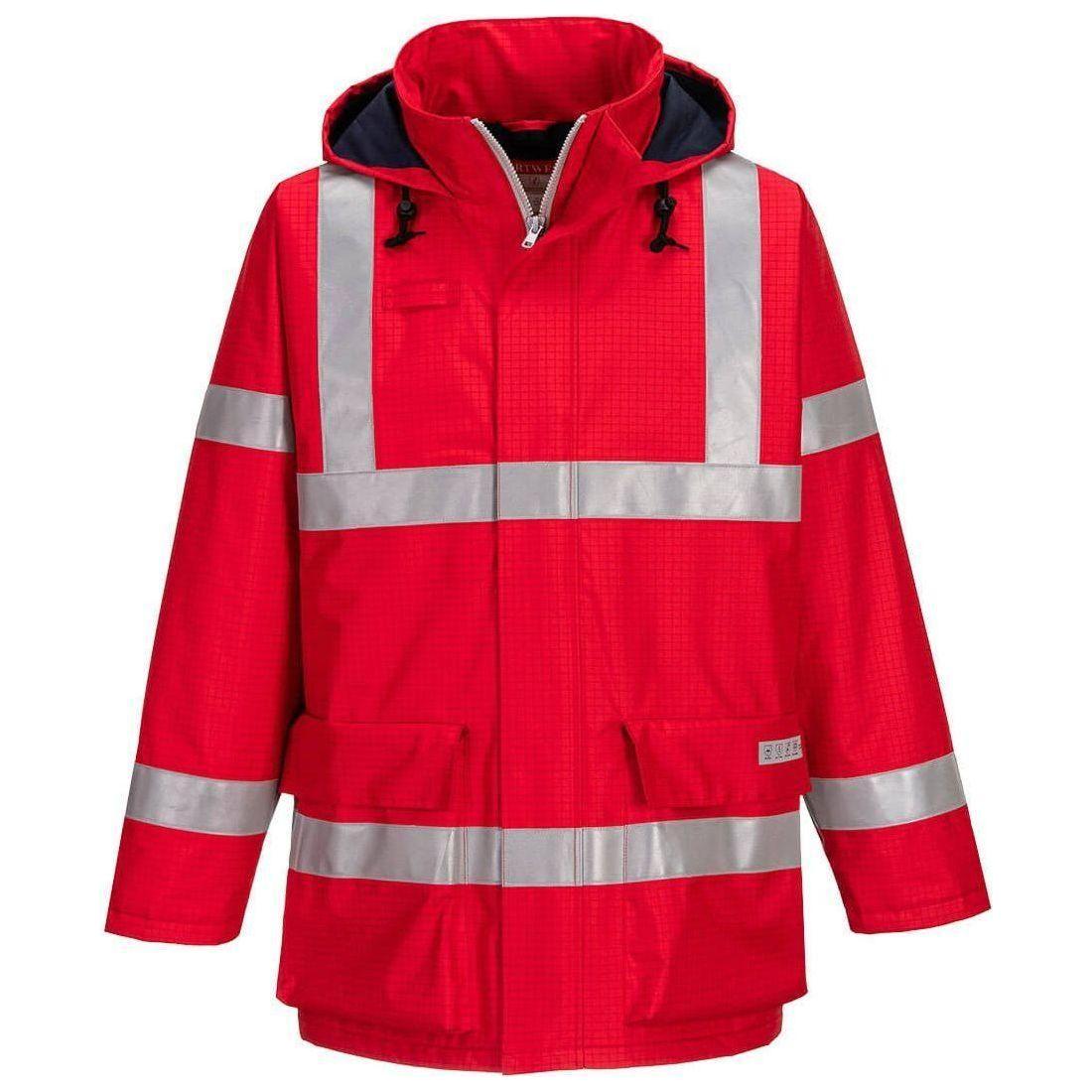 Portwest Bizflame Anti - Static FR Regnjakke S785 - Sikkerhedsgiganten
