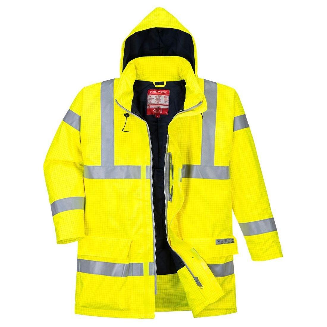 Portwest Bizflame Regn Hi - Vis Anti - Statisk, FR Jakke S778 - Sikkerhedsgiganten