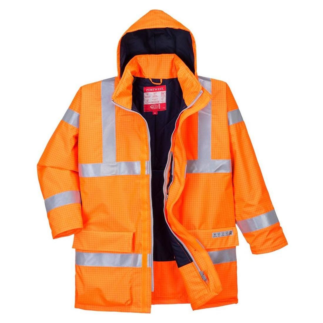 Portwest Bizflame Regn Hi - Vis Anti - Statisk, FR Jakke S778 - Sikkerhedsgiganten