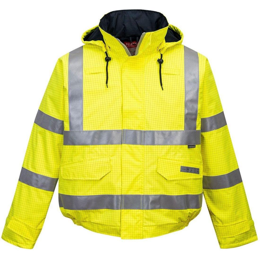 Portwest Bizflame Regn Hi - Vis Anti - Statisk FR Pilotjakke S773 - Sikkerhedsgiganten